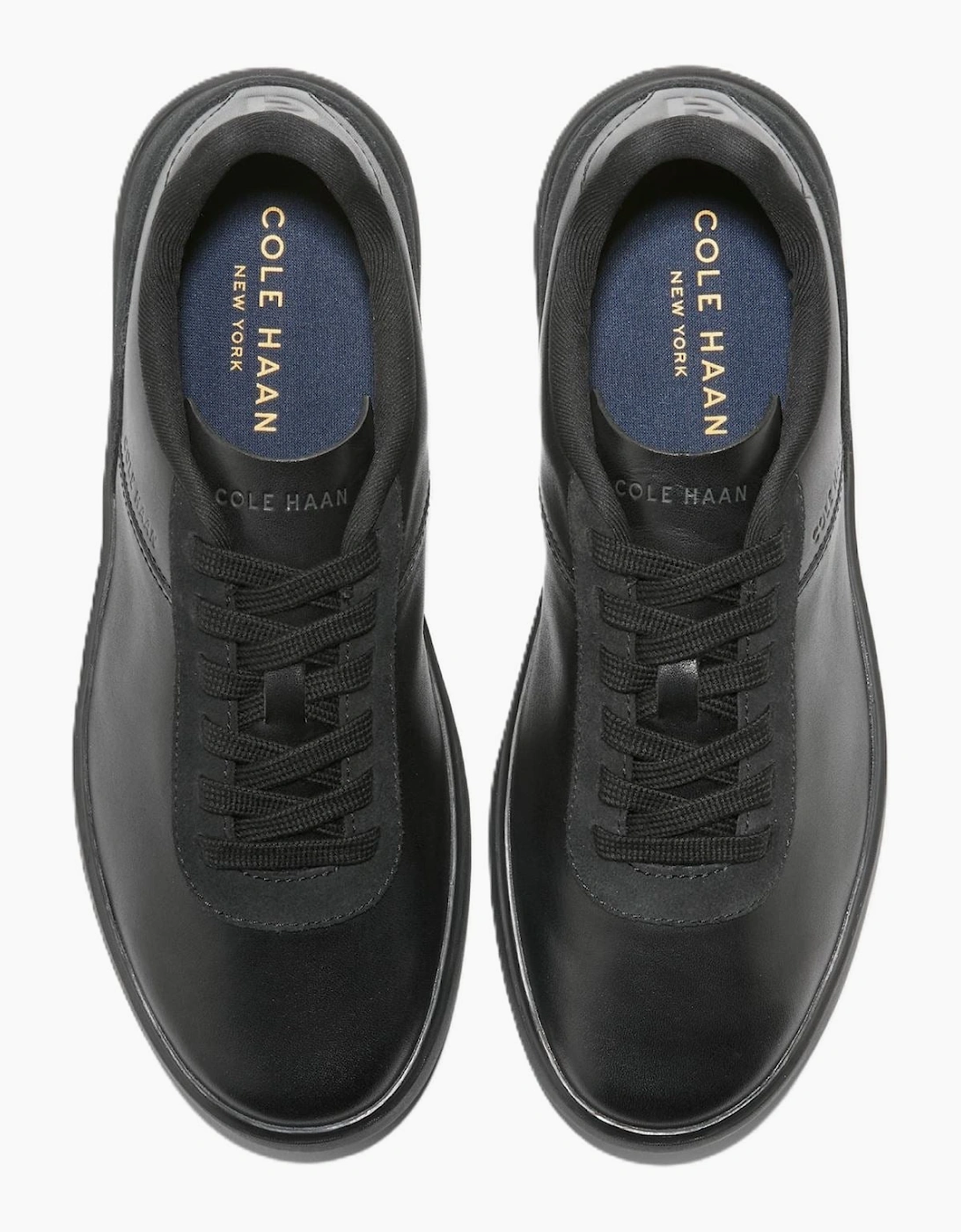 Cole Haan Grand Crosscourt Packaway Leather Men's Black Trainers