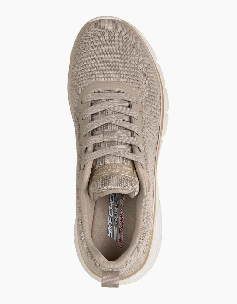 Skechers Bobs B Flex Hi Flying Textile Women's Taupe/Gold Trainers
