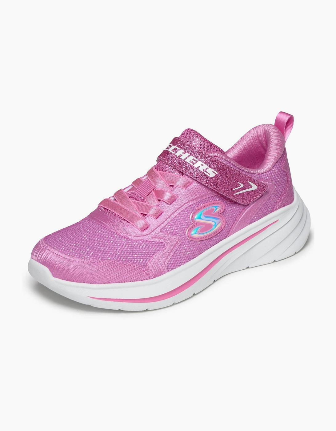 Skechers Wave 92 Polyester Pink Trainers