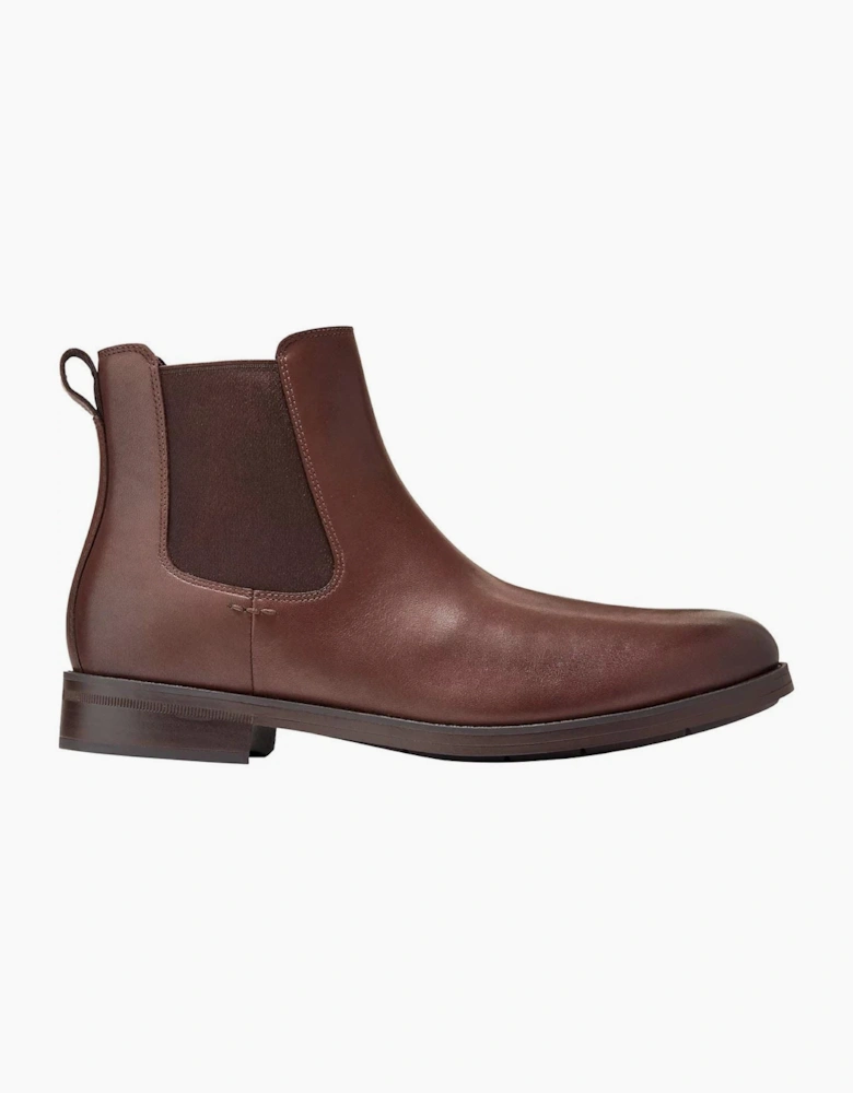 Cole Haan Newmark Grand Leather Men's Chestnut Chelsea Boots