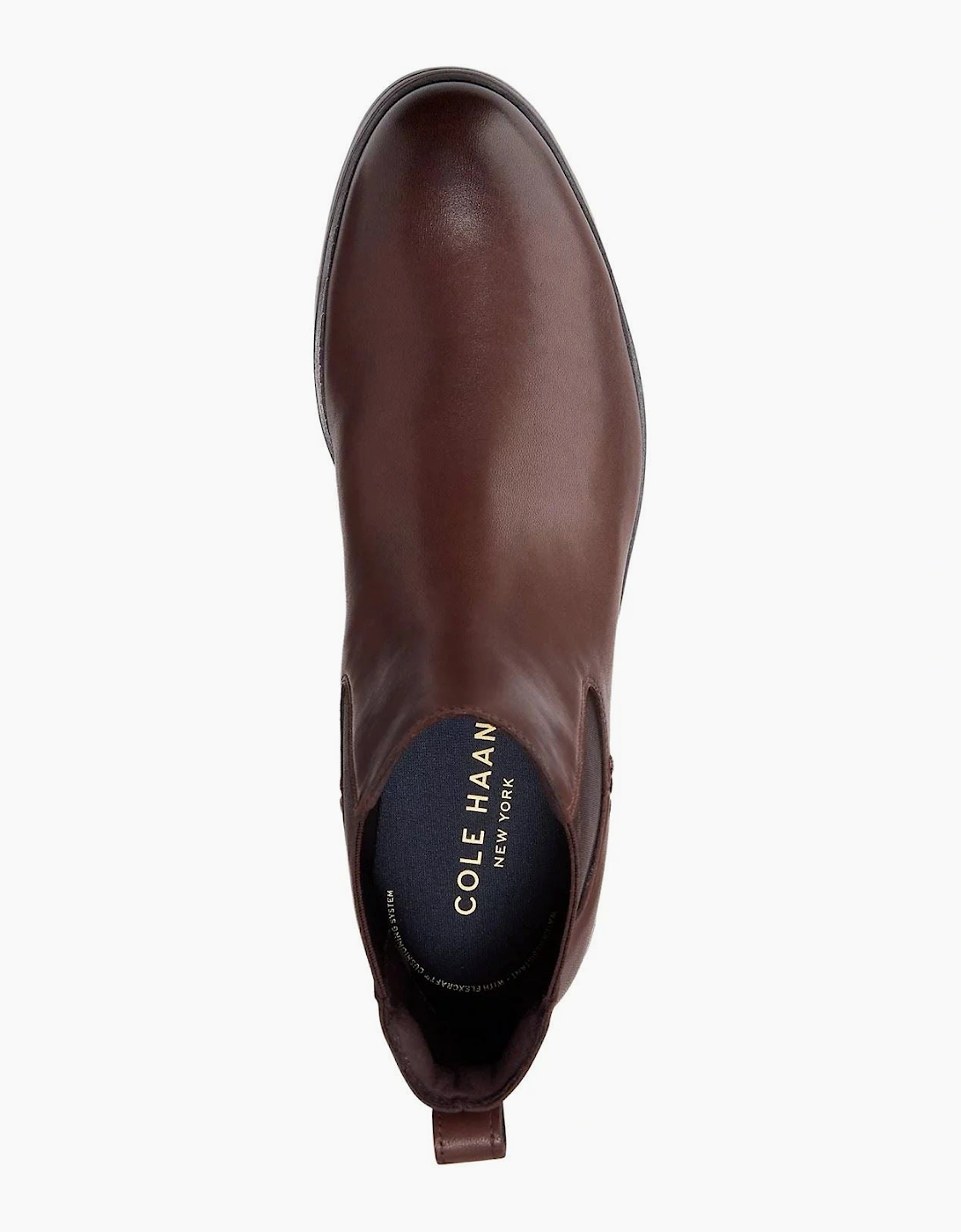 Cole Haan Newmark Grand Leather Men's Chestnut Chelsea Boots