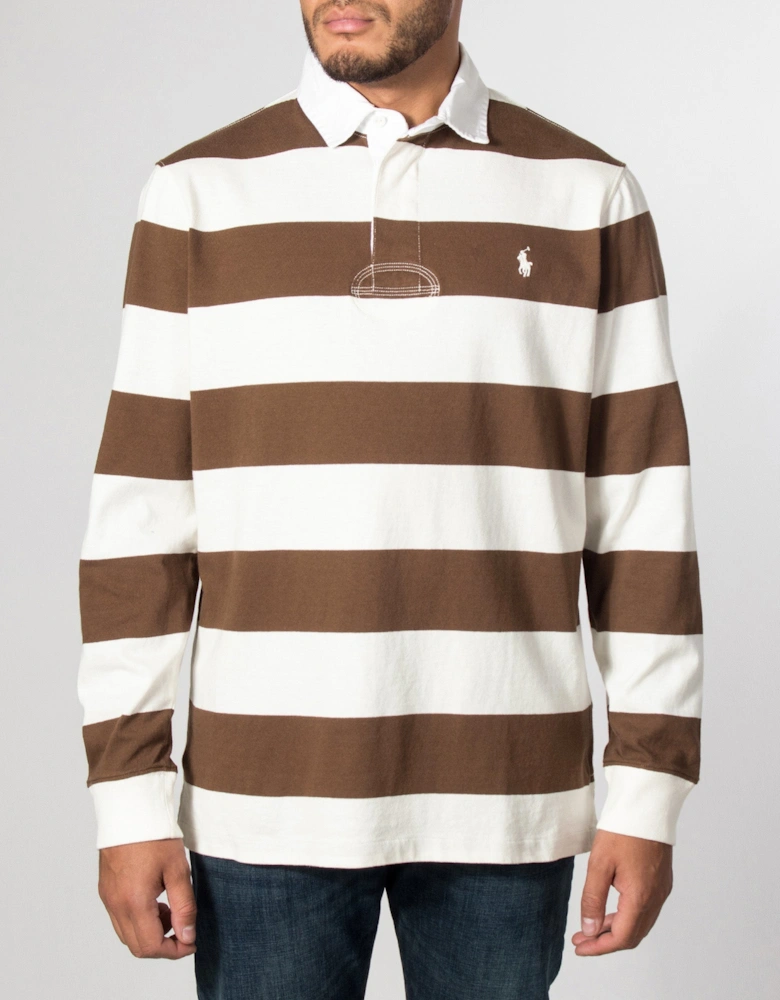 Classic Fit The Iconic Striped Rugby Shirt