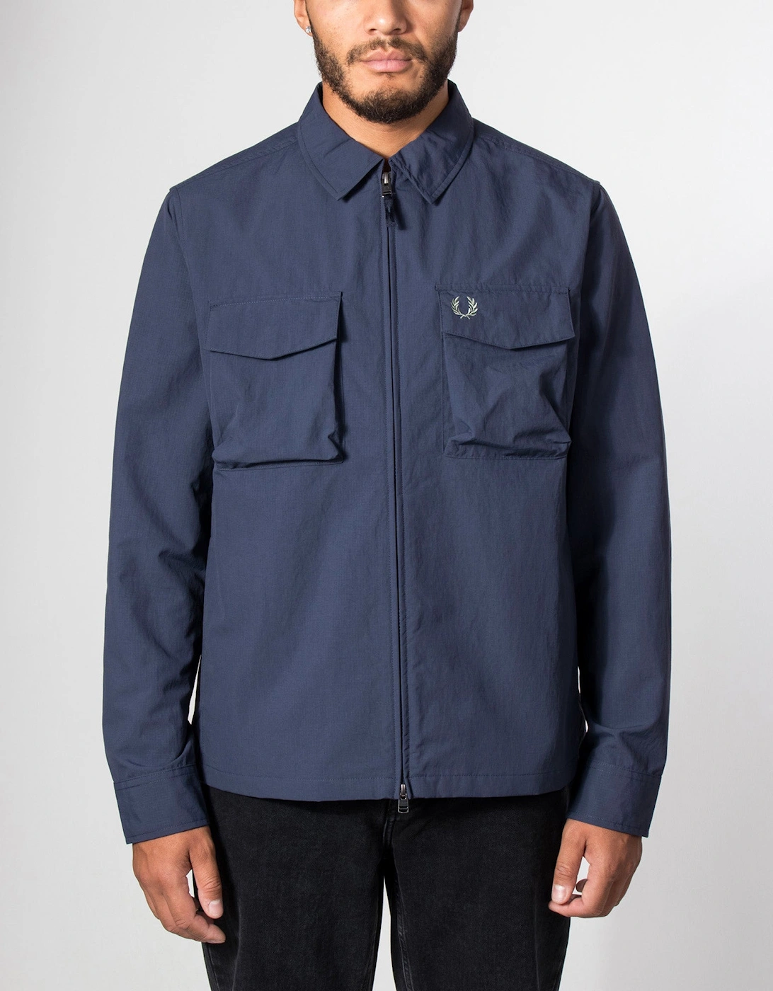 Regular Fit Ripstop Pocket Overshirt