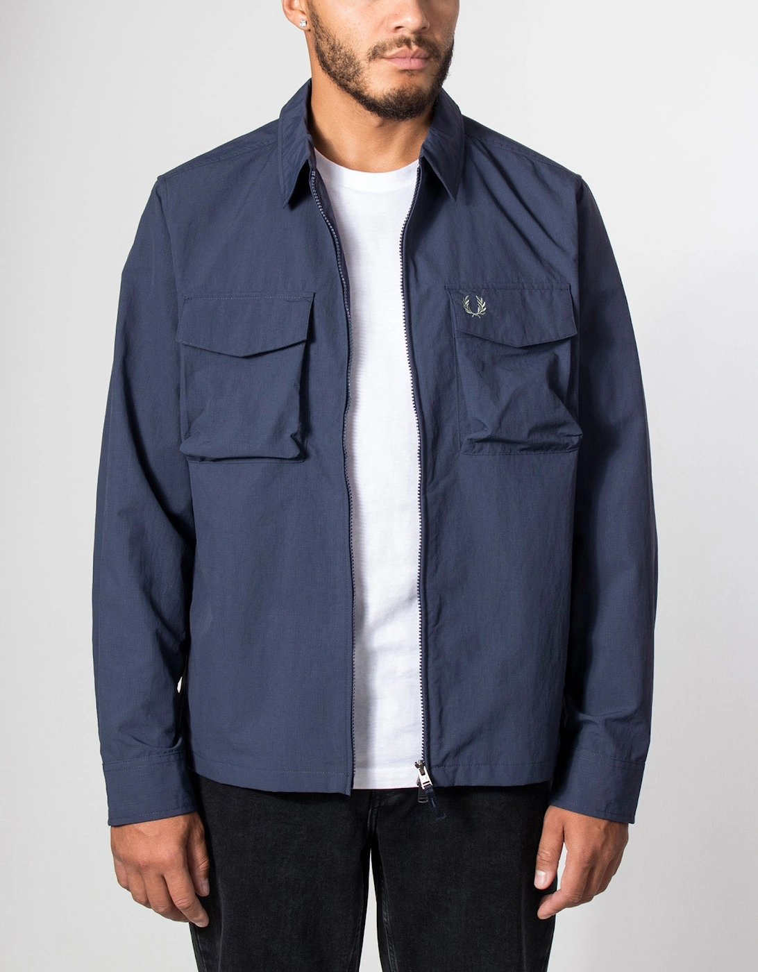 Regular Fit Ripstop Pocket Overshirt