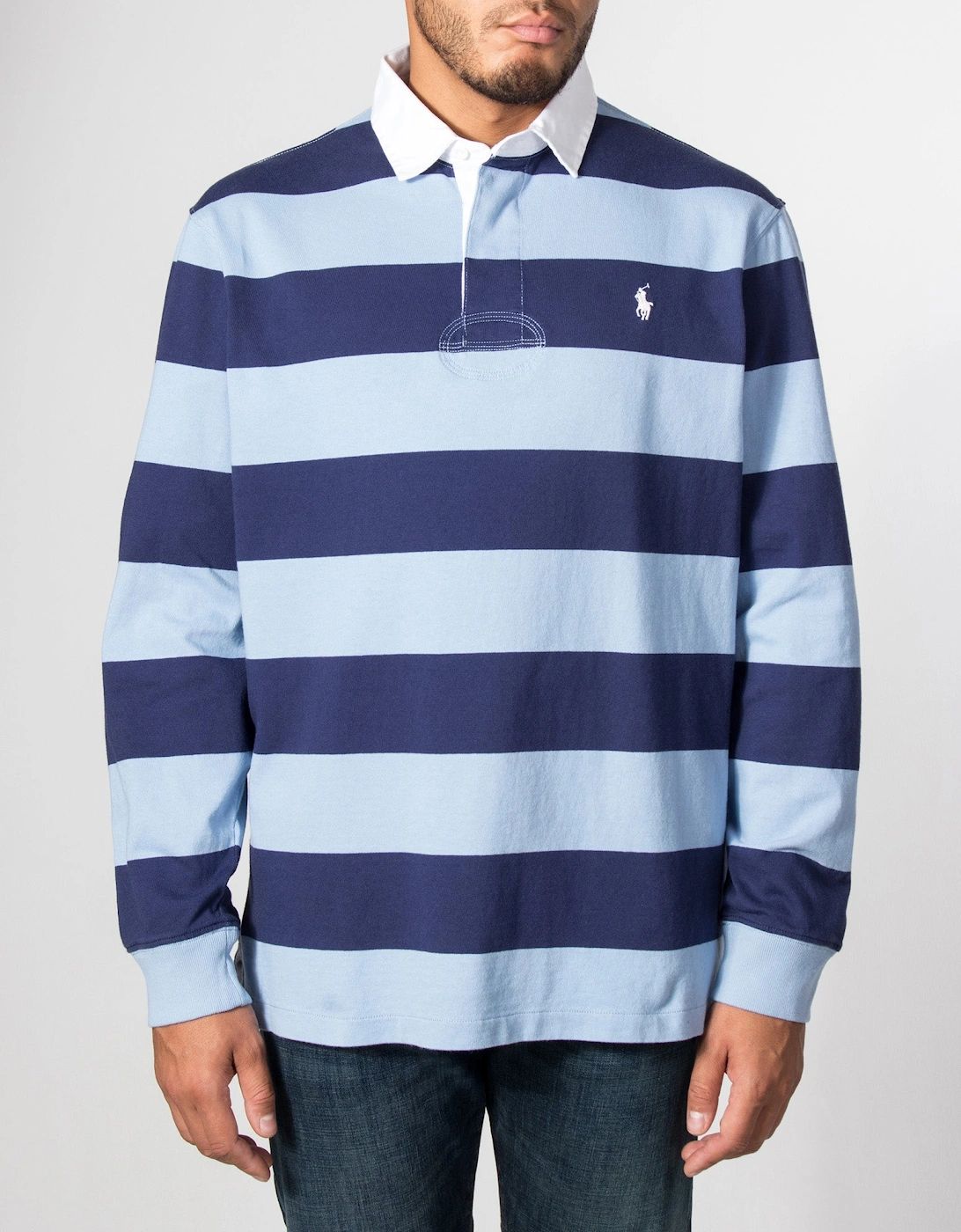 Classic Fit The Iconic Striped Rugby Shirt