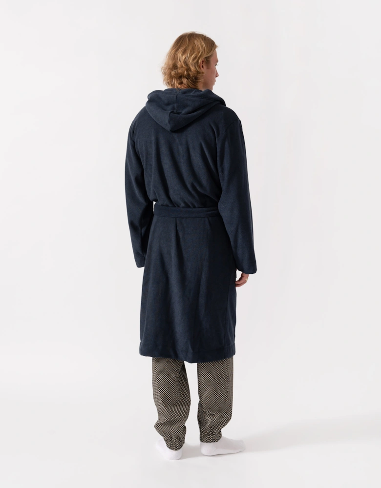 BOSS Orange Mens Cotton Terry Robe - Dark Blue 403