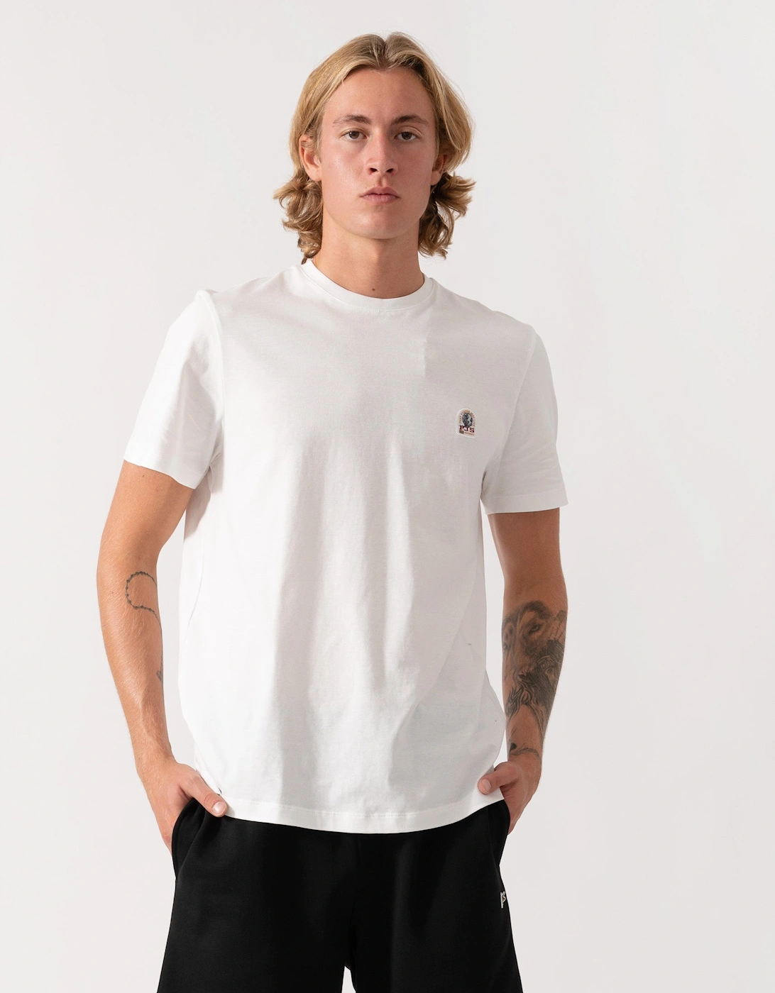 Parajumpers Mens Patch T-Shirt - White 501