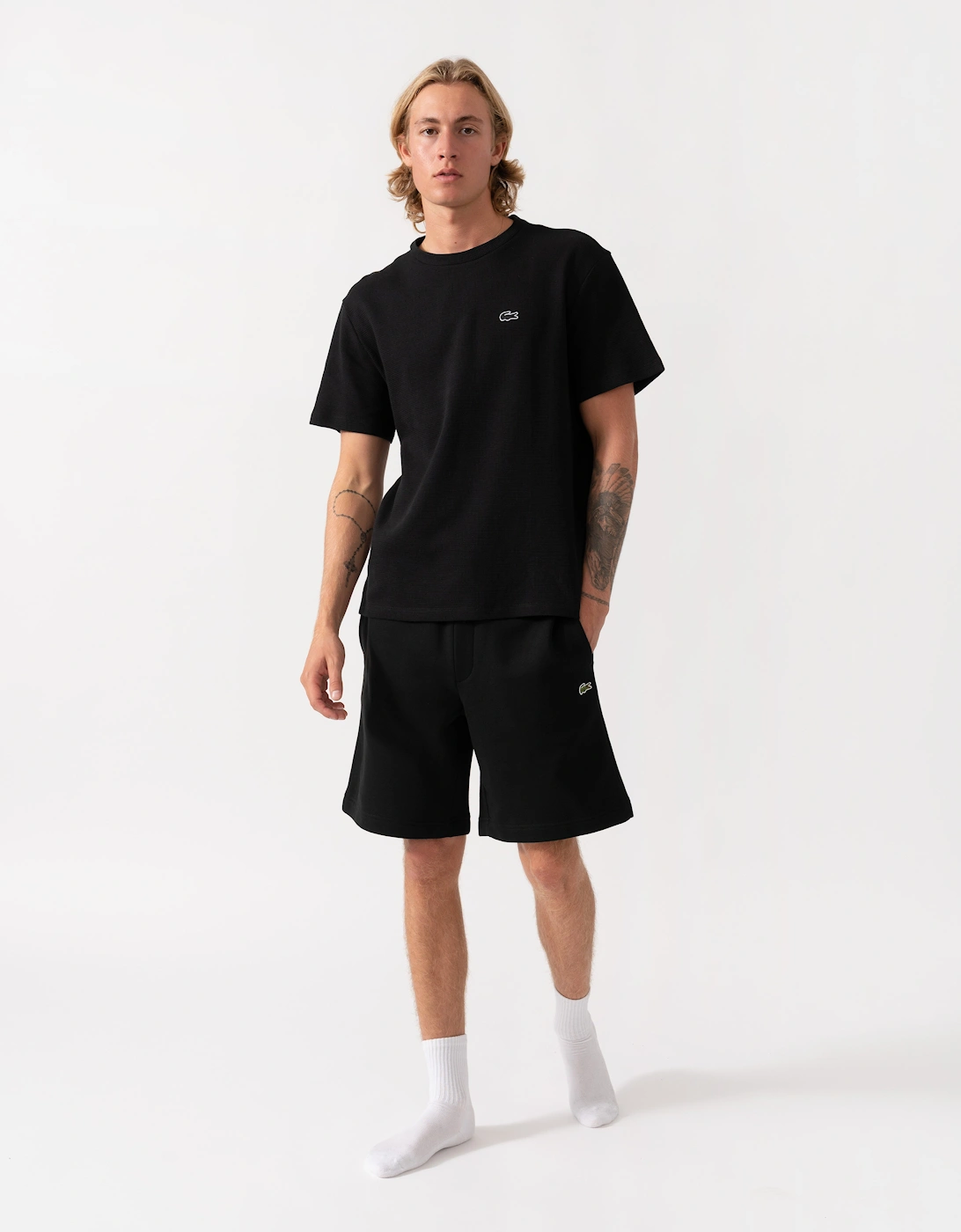 Lacoste Regular Fit Mens Fleece Shorts - Black 031