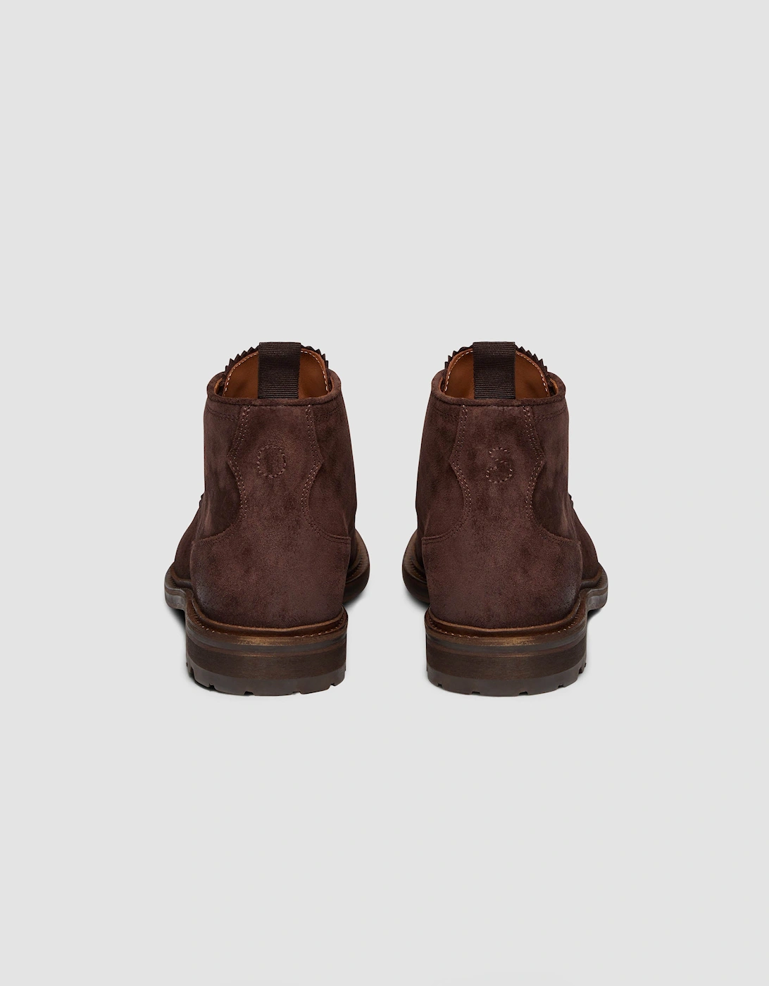 Oliver Sweeney Drave Mens Hand-Burnished Suede Chukka Boots - Chocolate
