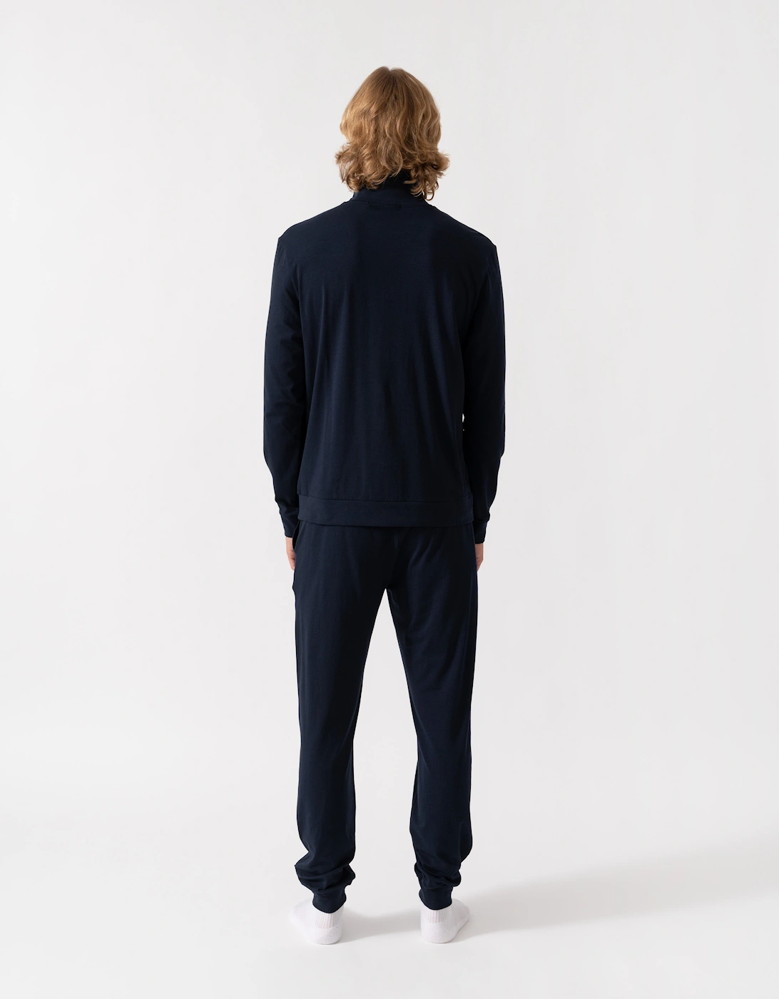 BOSS Orange 365 Mens Stretch-cotton loungewear set with logo print - Turquoise/Aqua 445