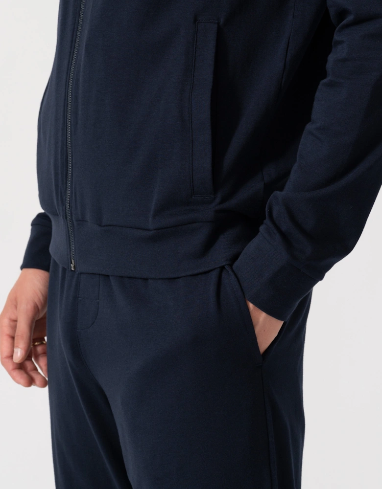 BOSS Orange 365 Mens Stretch-cotton loungewear set with logo print - Turquoise/Aqua 445