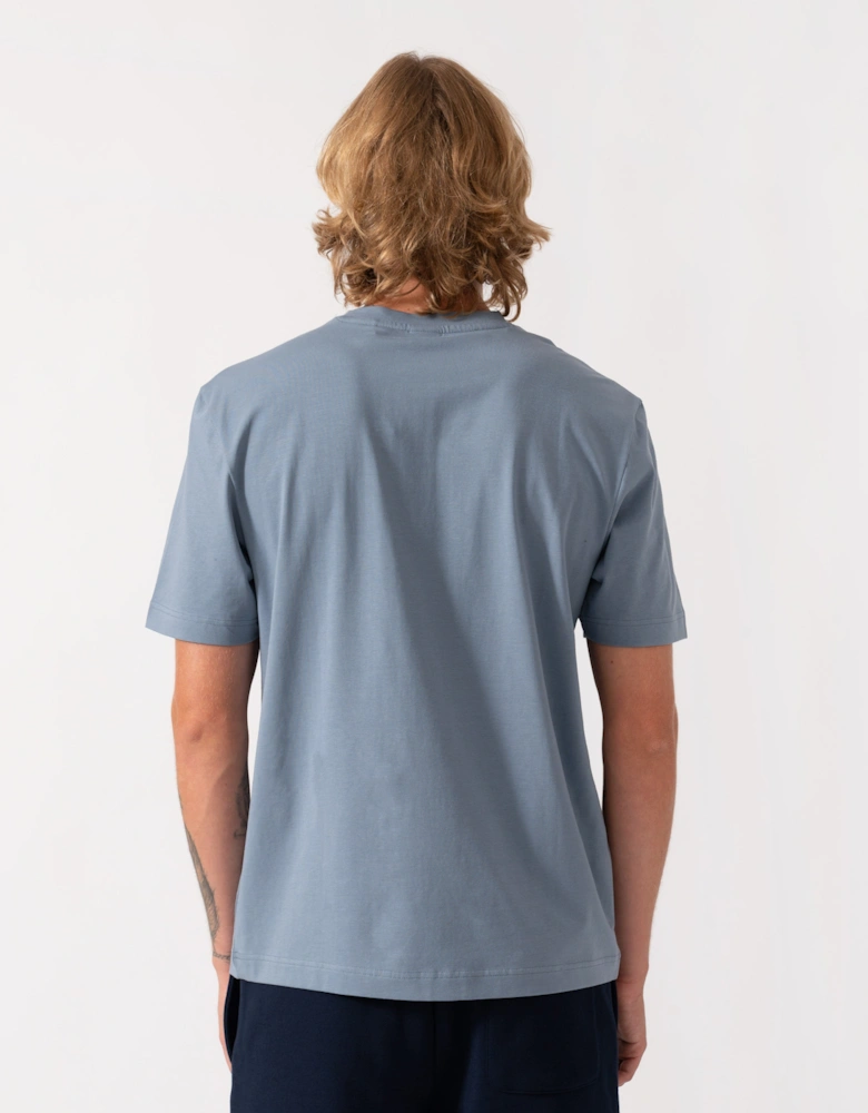 BOSS Orange TChup Mens Crew Neck Small Logo T-Shirt  - Medium Blue 424