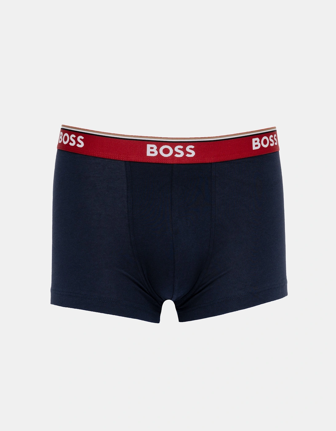 BOSS Orange Mens Three-pack of stretch-cotton trunks with logo waistbands - Open Red 645