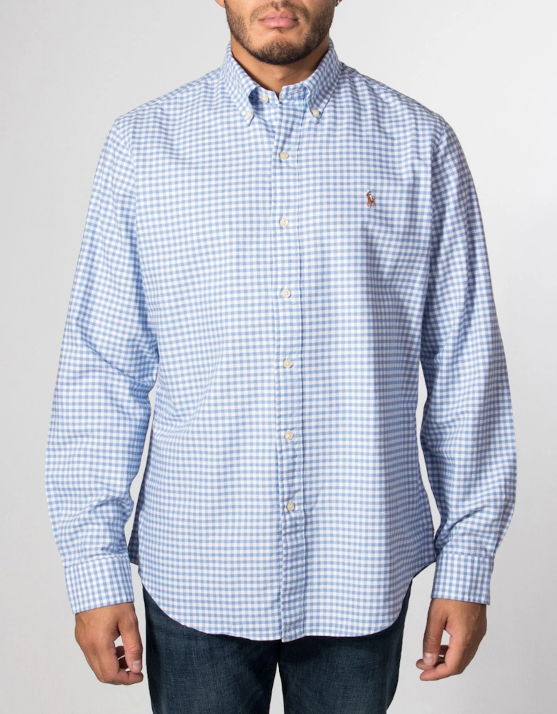 Custom Fit Gingham Oxford Shirt