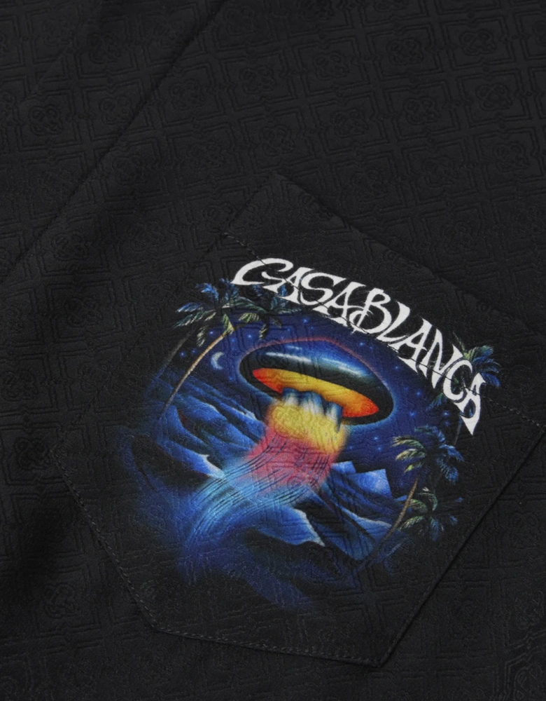 Sahara Twilight Silk Shirt Black