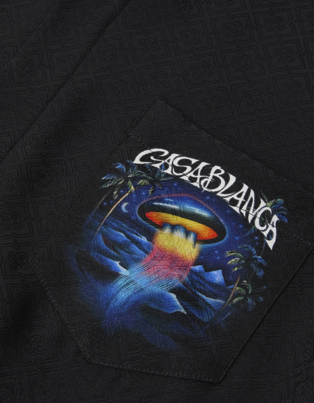 Sahara Twilight Silk Shirt Black