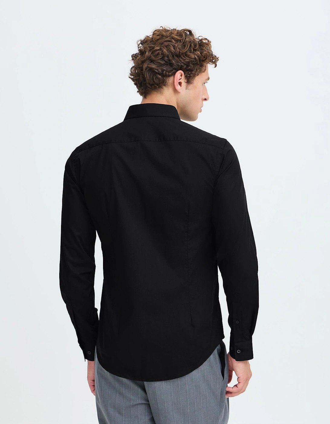 Casual Friday Palle Stretch Poplin Slim Fit Shirt