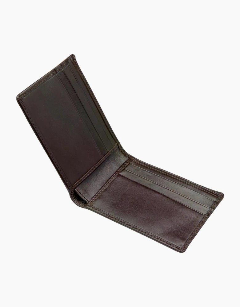 Loake Aldgatev Wallet Dark Brown