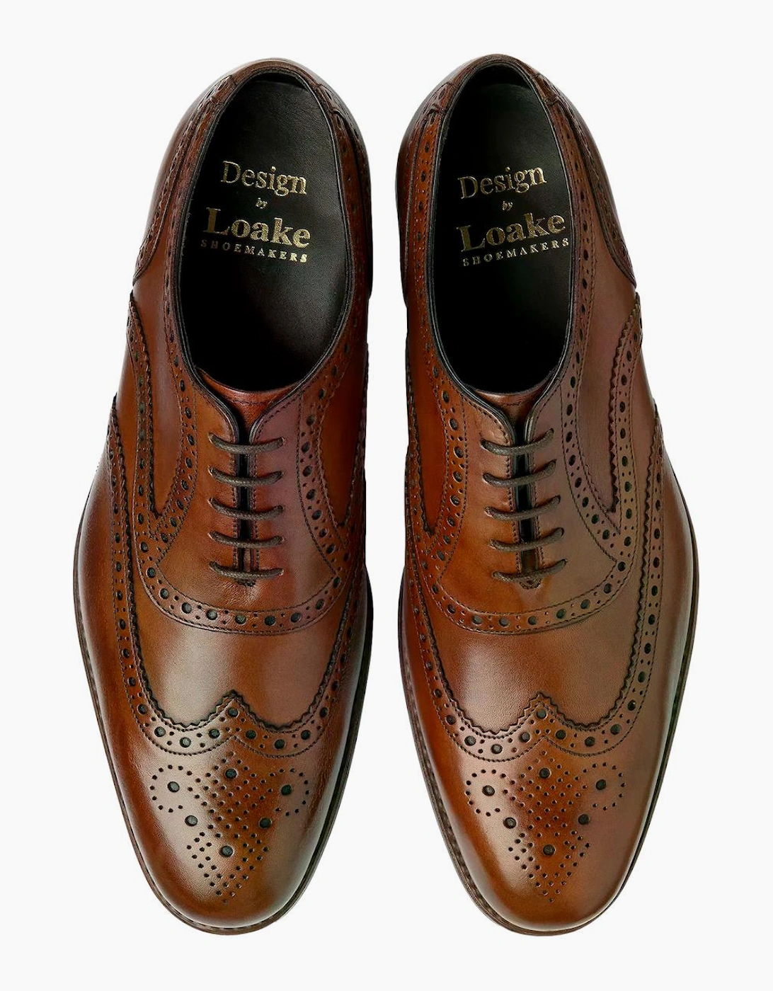 Loake Kerridge Brogue Shoe Cedar
