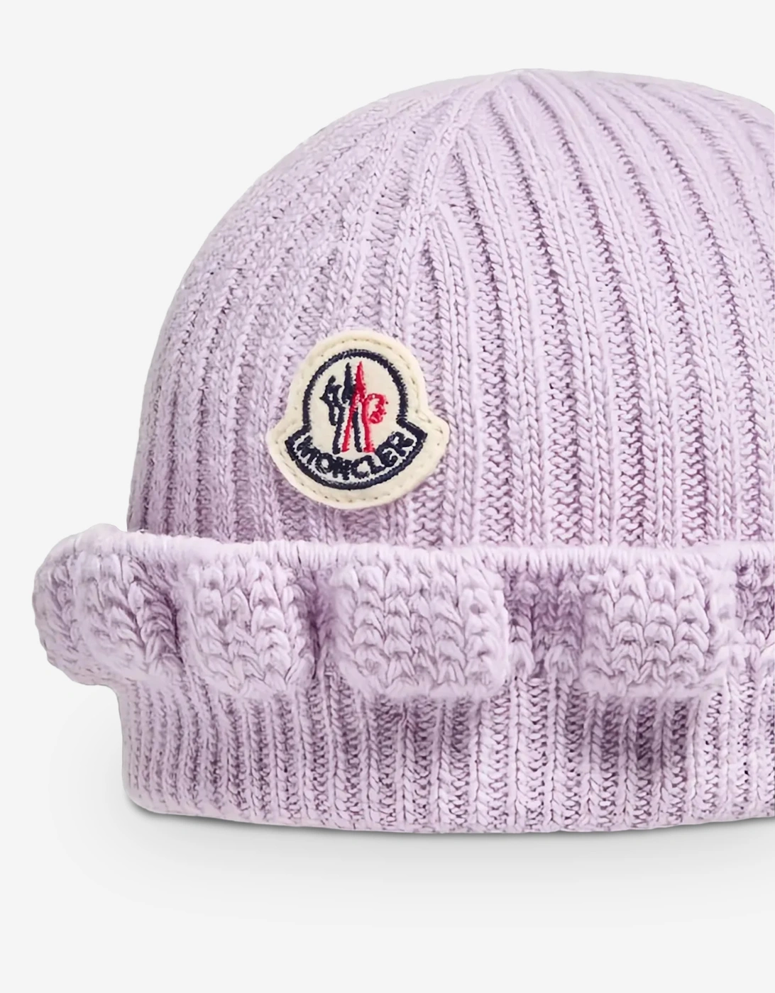 Moncler Enfant Baby Girls Wool Knit Beanie in Purple