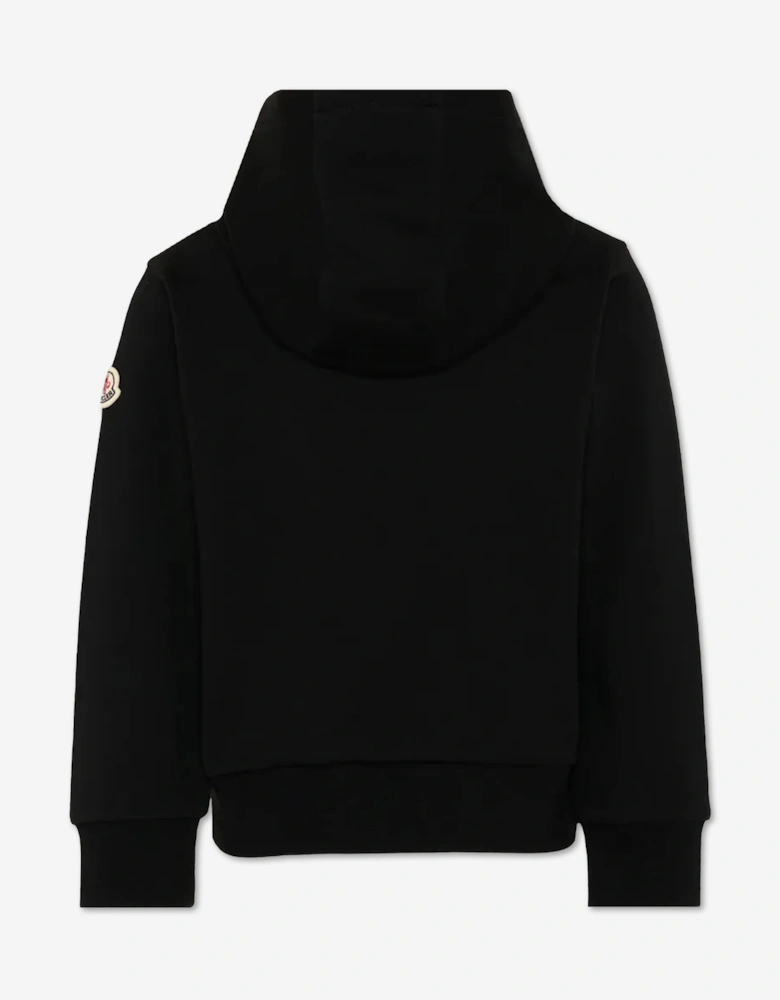 Moncler Enfant Boys Logo Hoodie in Black