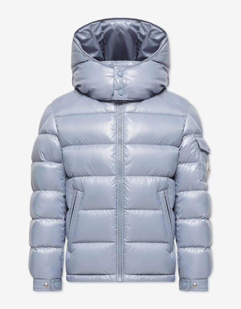 Moncler Enfant Boys Down Padded New Maya Jacket in Blue