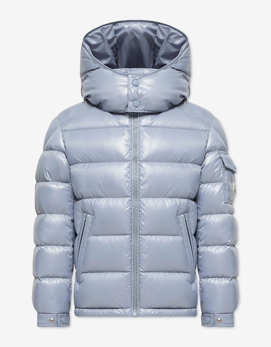 Moncler Boy's Moncler Enfant Boys Down Padded New Maya Jacket in Blue