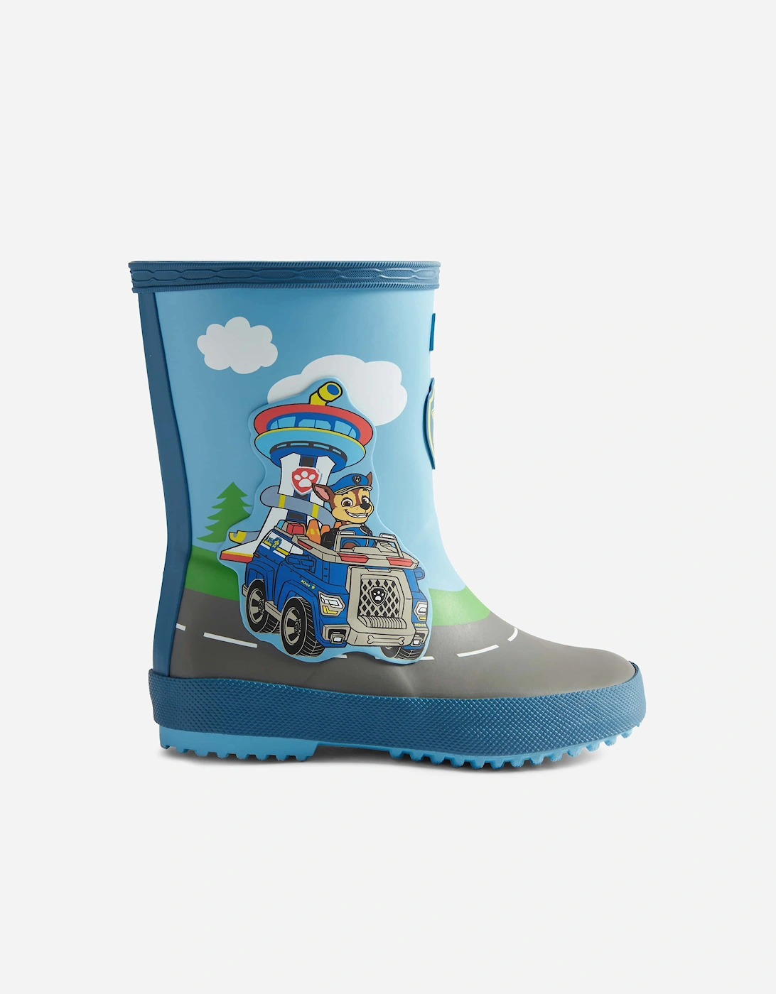 Hunter Boy's Hunter Boys Raw Patrol Chase Wellington Boots in Blue