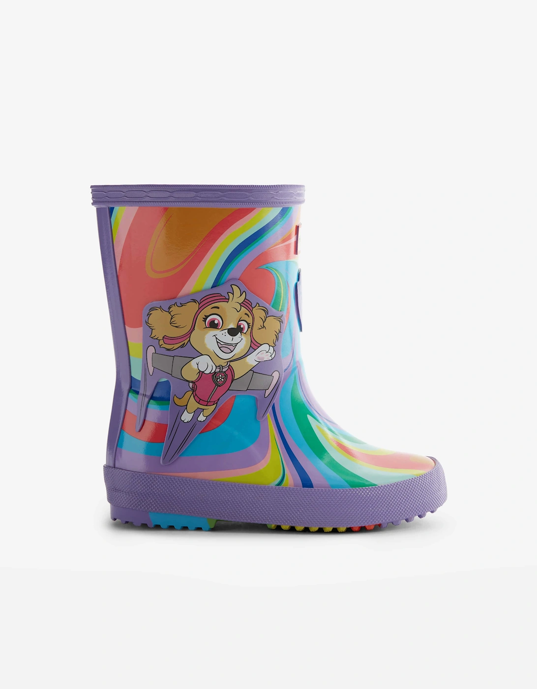 Hunter Girl's Hunter Girls Paw Patrol Skye Wellington Boots in Purple
