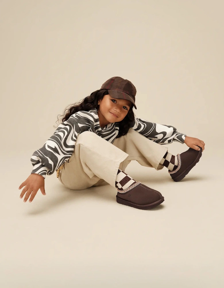 UGG Kids Tasman II Slippers in Brown