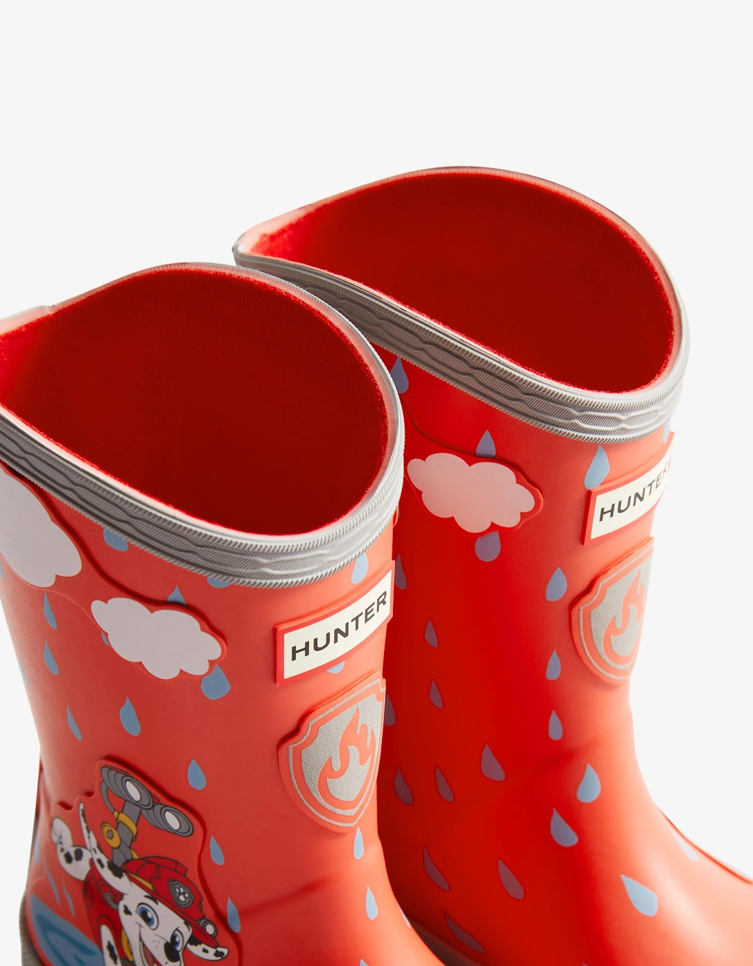 Hunter Kids Paw Patrol Marshall Wellington Boots in Red