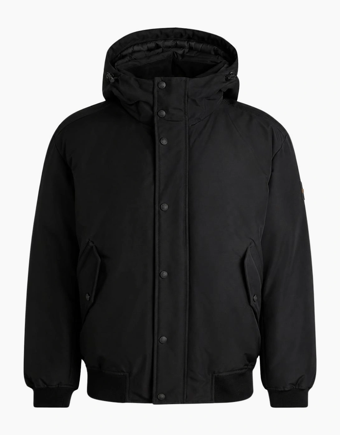 OSIS Hooded Black Bomber Jacket