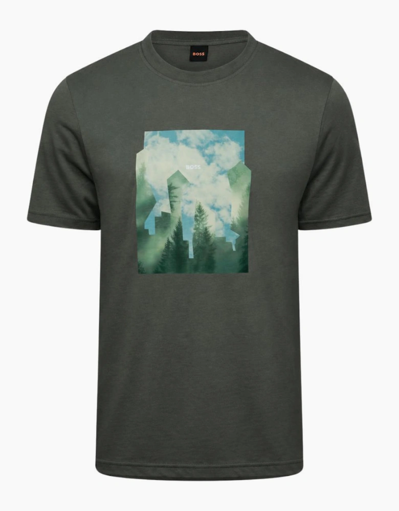 Te_Cover City Logo Grey/Green T-Shirt