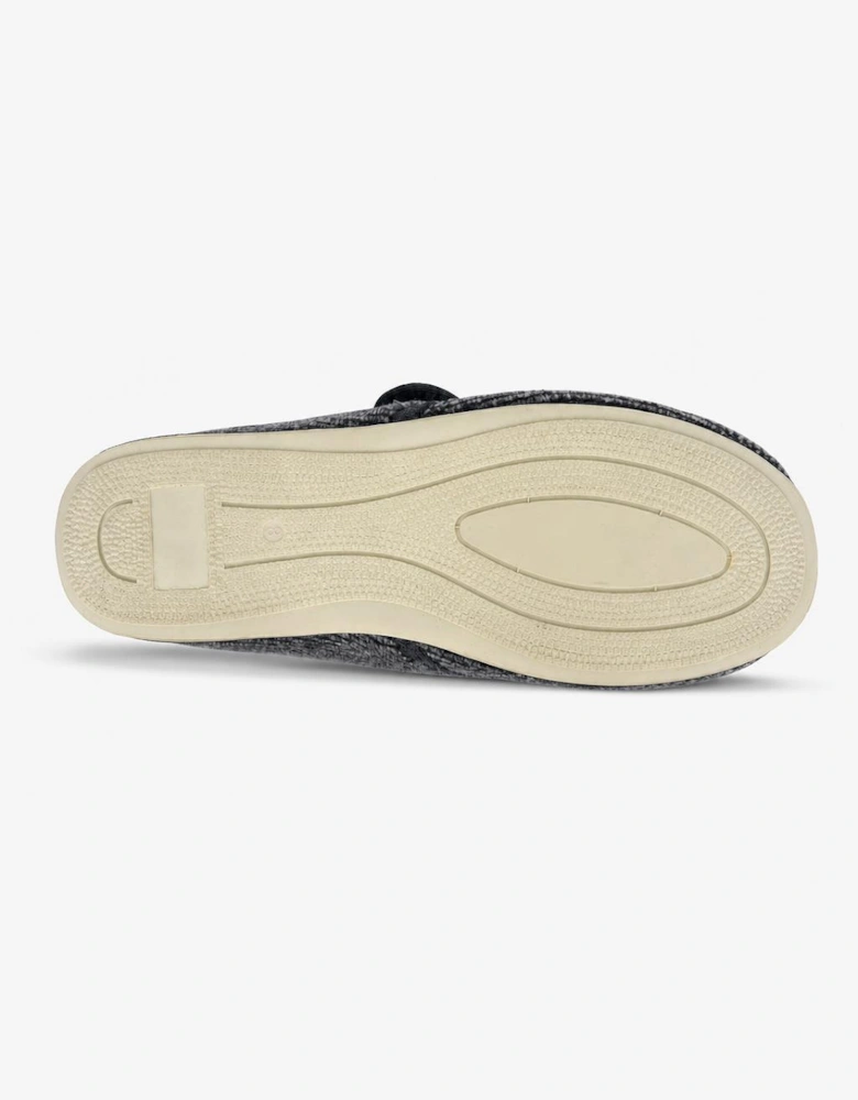 Sleepers WILLIAM Mens Touch Fasten/Velcro Grey Check
