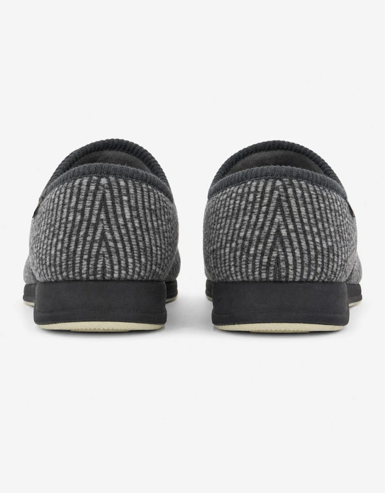 Sleepers WILLIAM Mens Touch Fasten/Velcro Grey Check