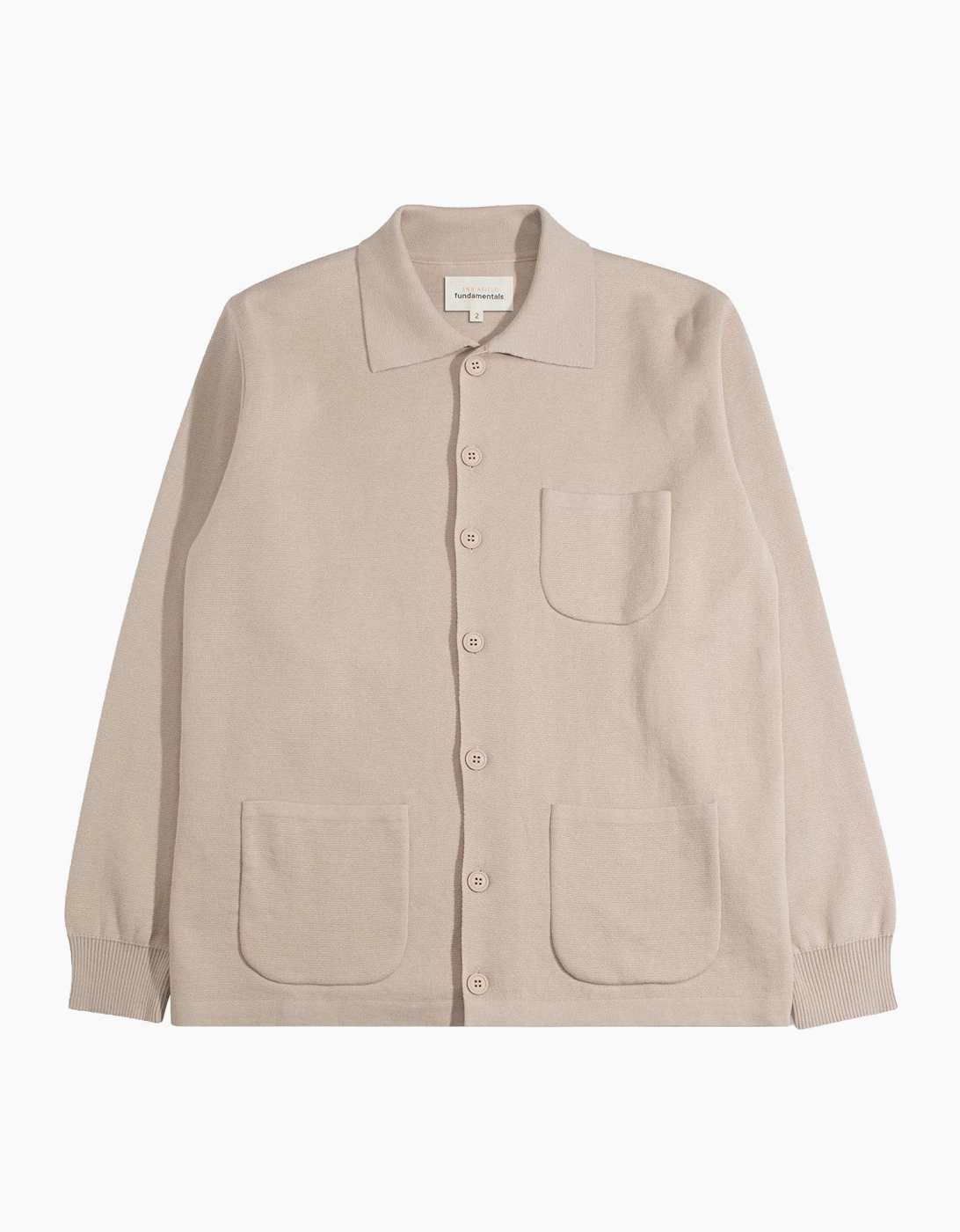 Far Afield Far Afield Station Cardigan - Cream/Brown