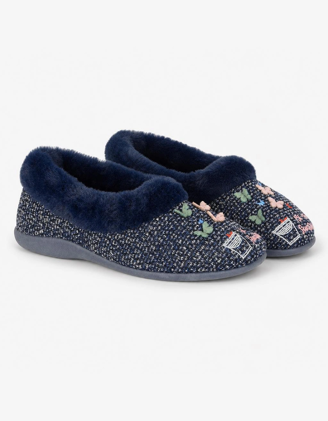 Sleepers TESSA Womens Full Slippers Navy