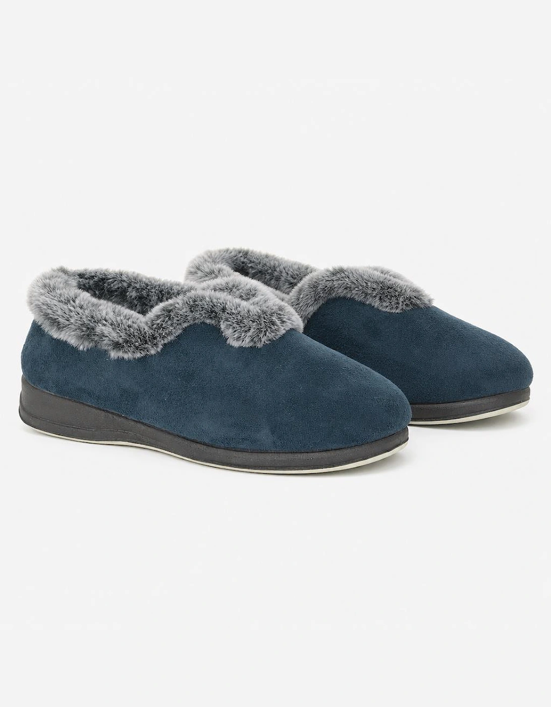 Sleepers PHOEBE Womens Full Slippers Navy Blue