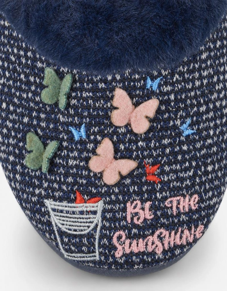 Sleepers TESSA Womens Full Slippers Navy