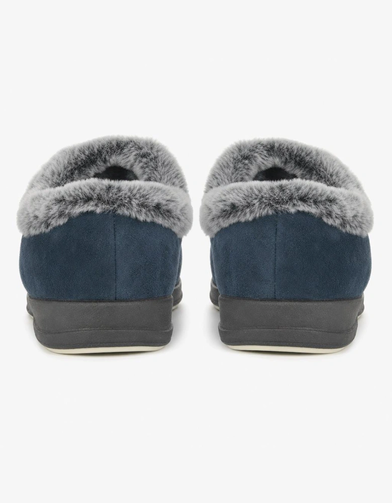 Sleepers PHOEBE Womens Full Slippers Navy Blue