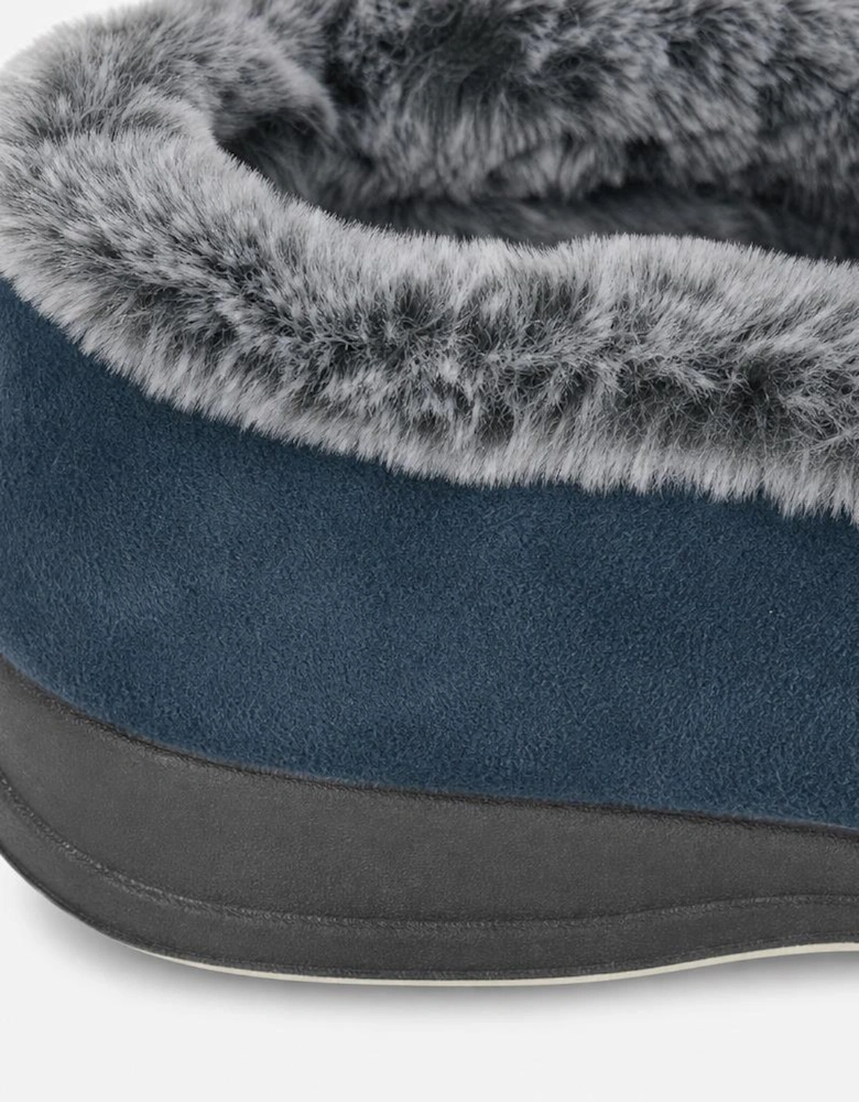 Sleepers PHOEBE Womens Full Slippers Navy Blue