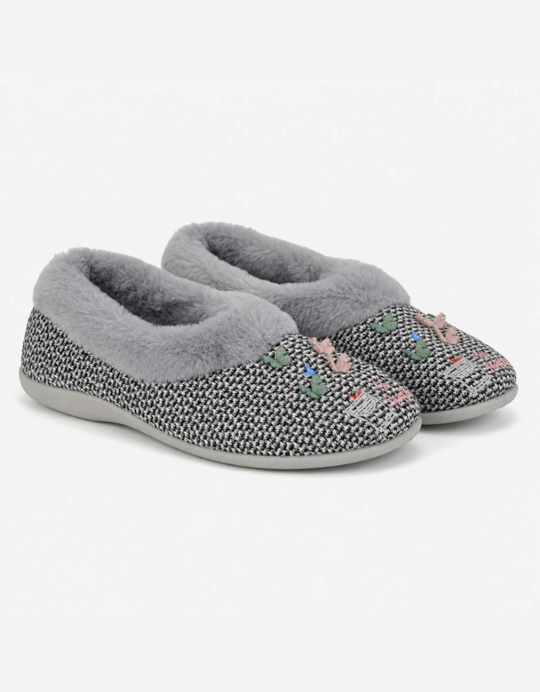 Sleepers TESSA Womens Full Slippers Grey