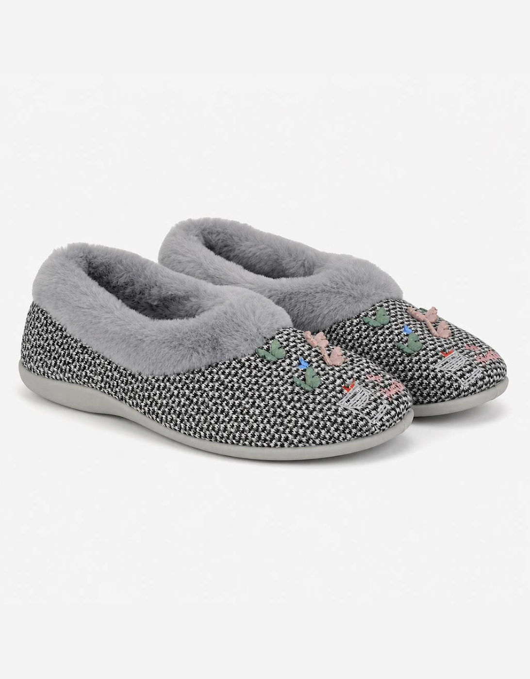 Sleepers TESSA Womens Full Slippers Grey