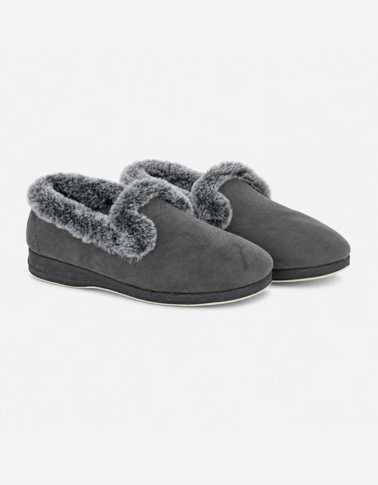 Sleepers MONICA Womens Full Slippers Grey