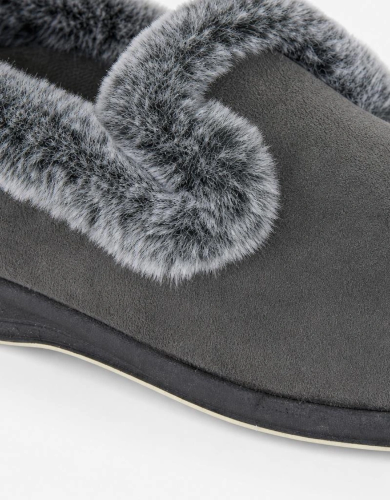 Sleepers MONICA Womens Full Slippers Grey