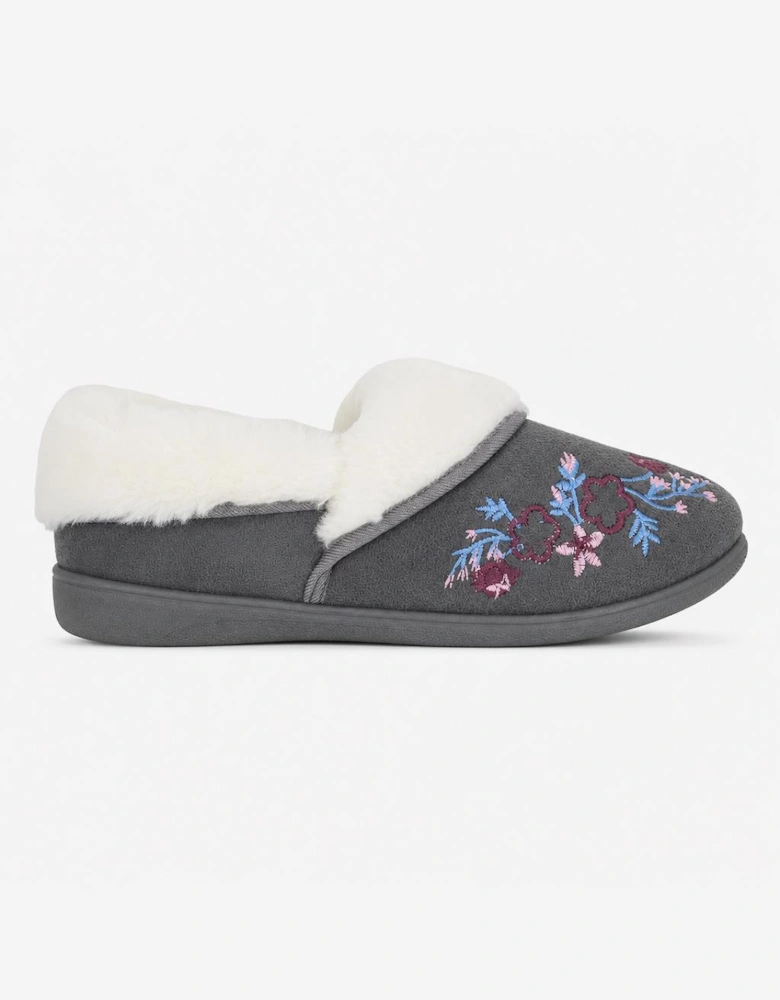 Sleepers CLARE Womens Full Slippers Grey