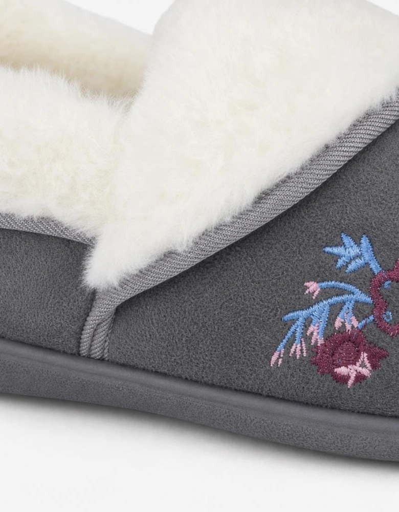 Sleepers CLARE Womens Full Slippers Grey