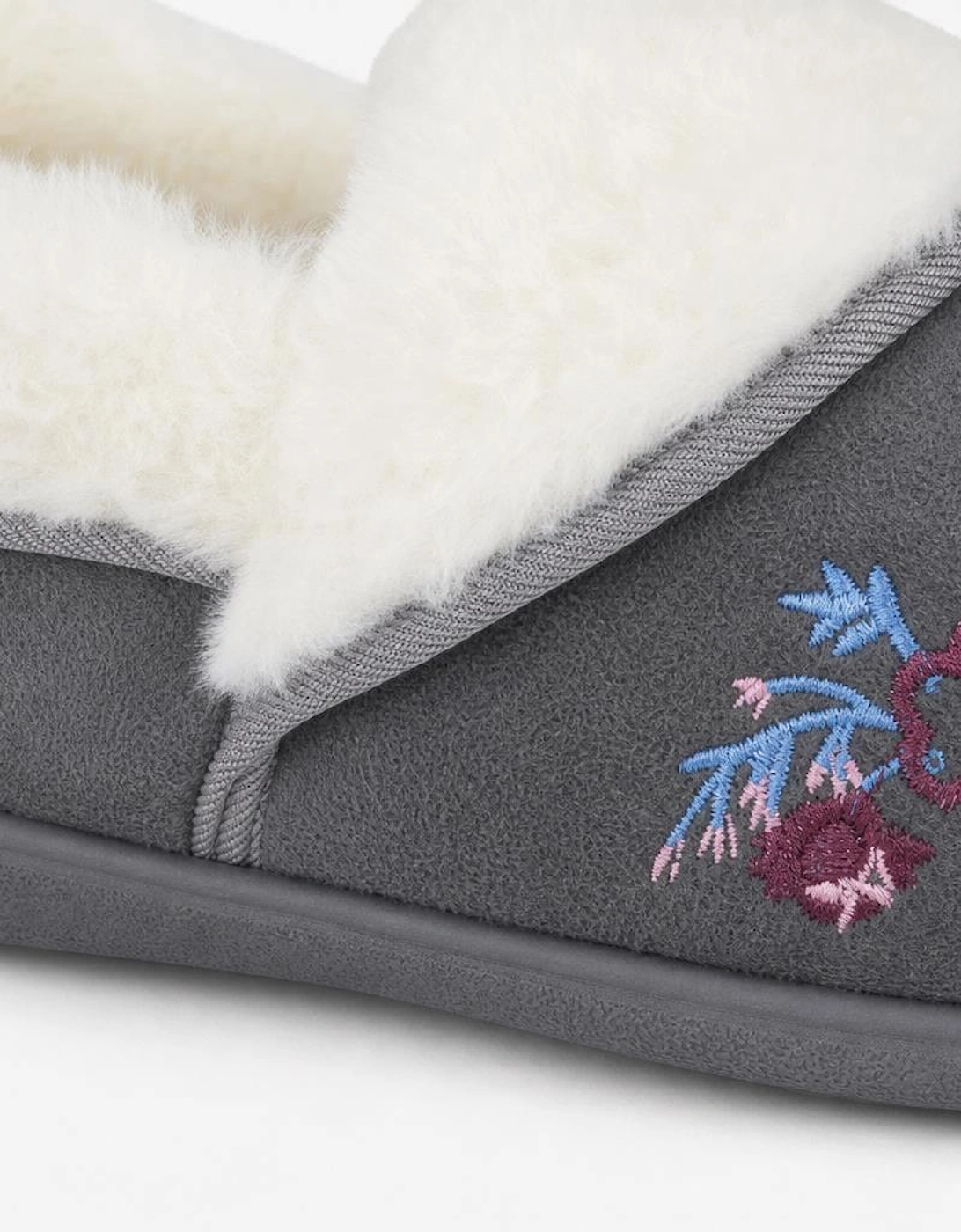 Sleepers CLARE Womens Full Slippers Grey