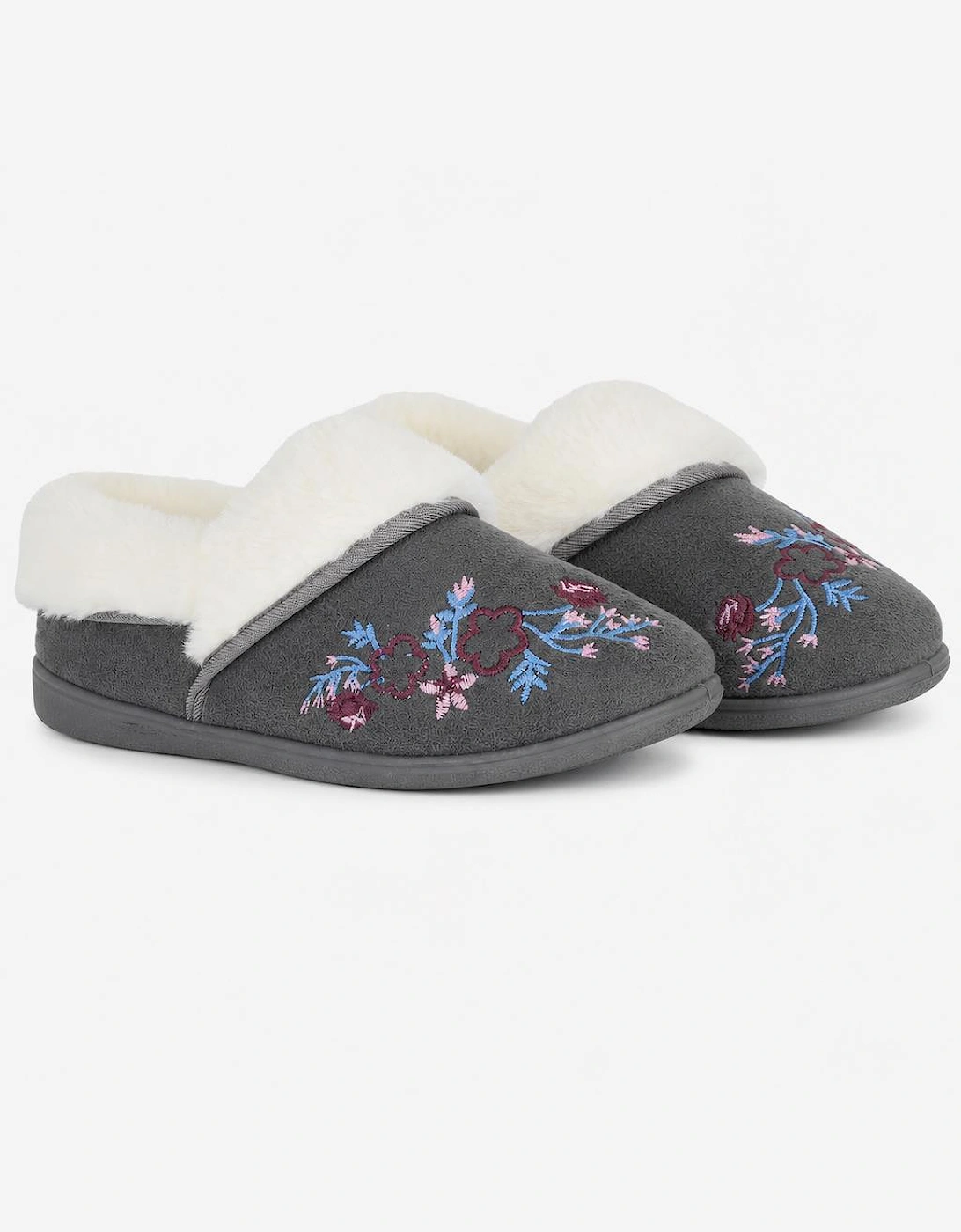 Sleepers CLARE Womens Full Slippers Grey