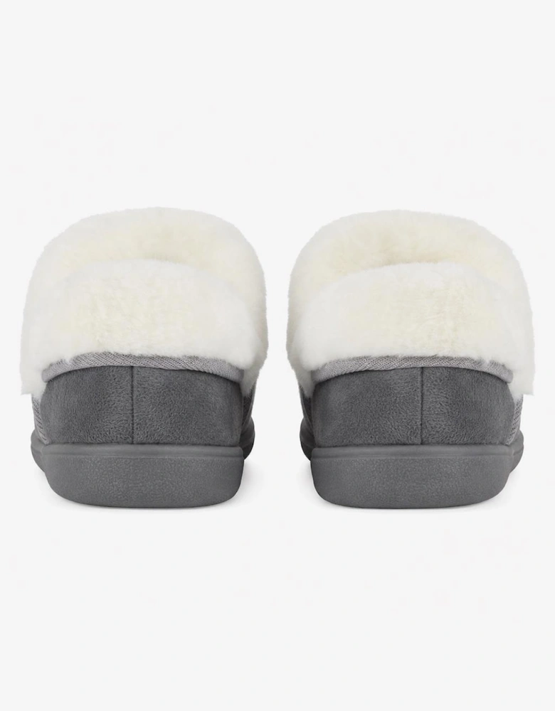Sleepers CLARE Womens Full Slippers Grey